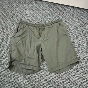 Olive Green GAP Adjustable Shorts